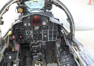 F4 Phantom fighter jet cockpit