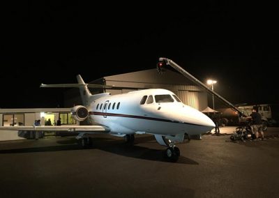 Medium sized private jet perfect for filming