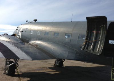 Dakota DC3 exterior as used in Band of Brothers Film