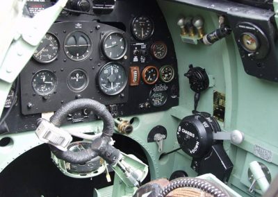 Spitfire cockpit Instrument panel